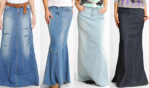 Dokonalý jarní i letní outfit / Džínové sukně 2010 (http://www.luxurymag.cz)